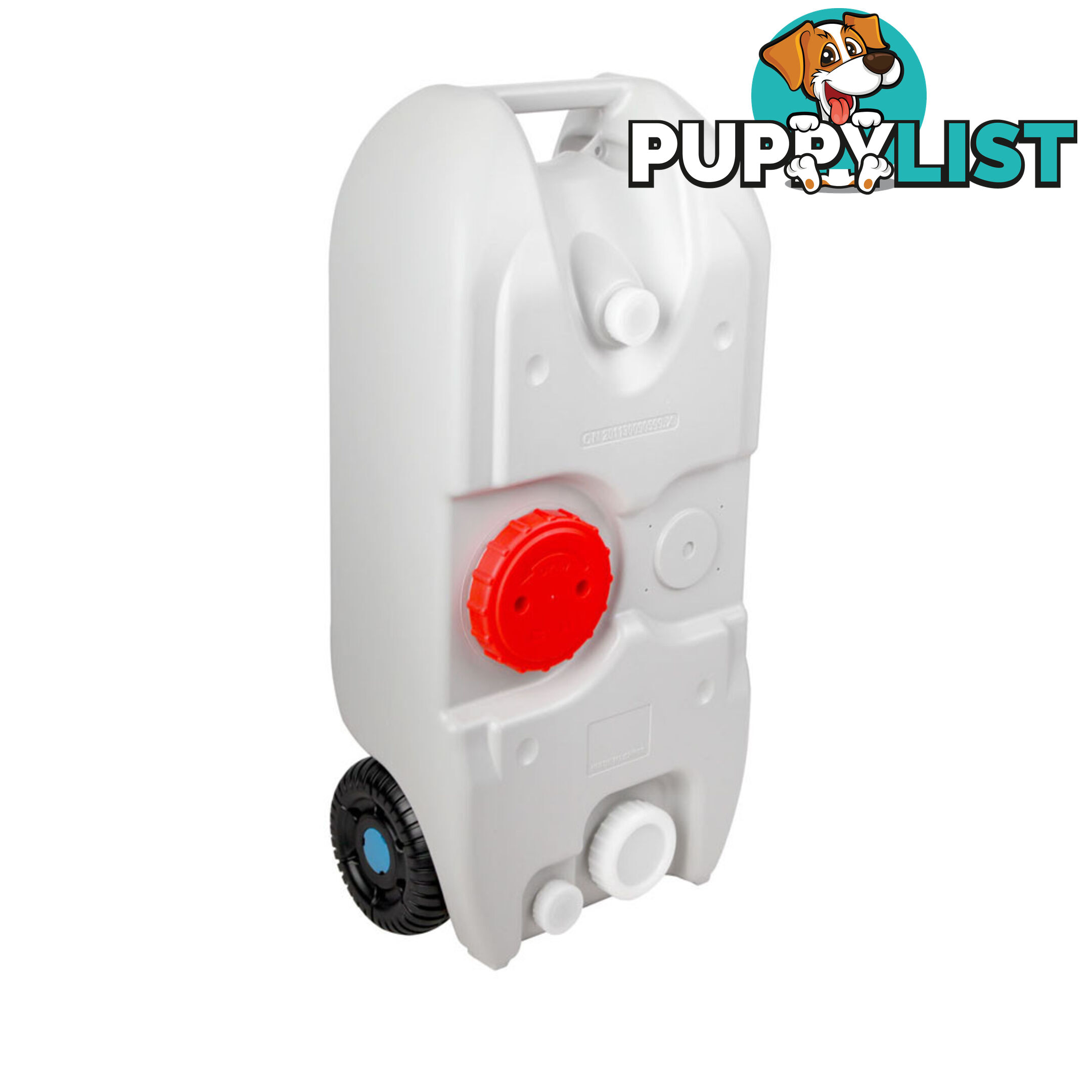 40L Portable Wheel Water Tank Grey