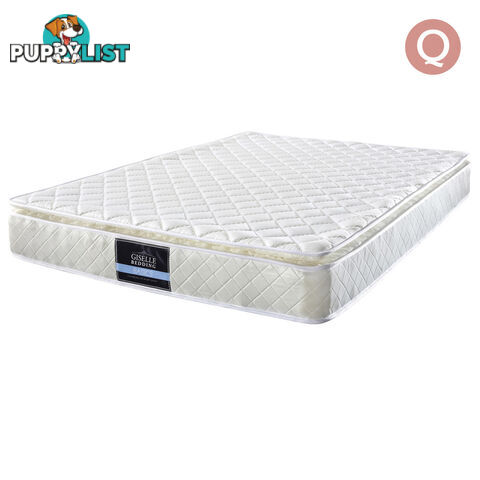 Pillow Top Pocket Spring Mattress 22cm Queen