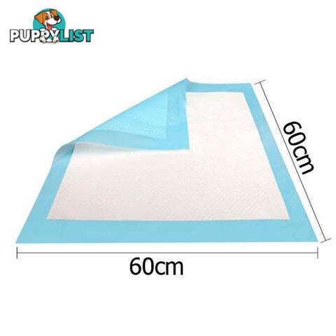 50 Puppy Pet Dog Toilet Training Pads Blue