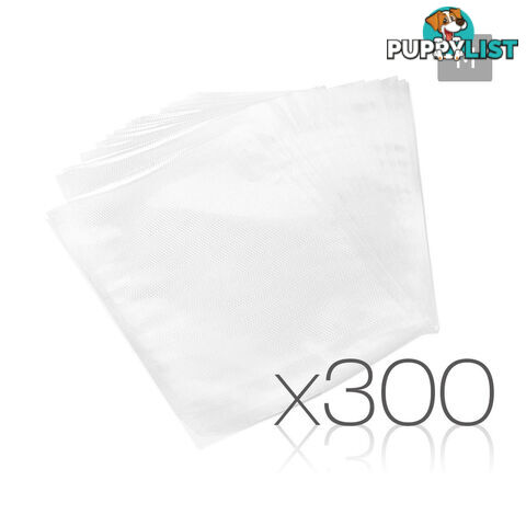 300 Food Sealer Bags: 20 x 30cm