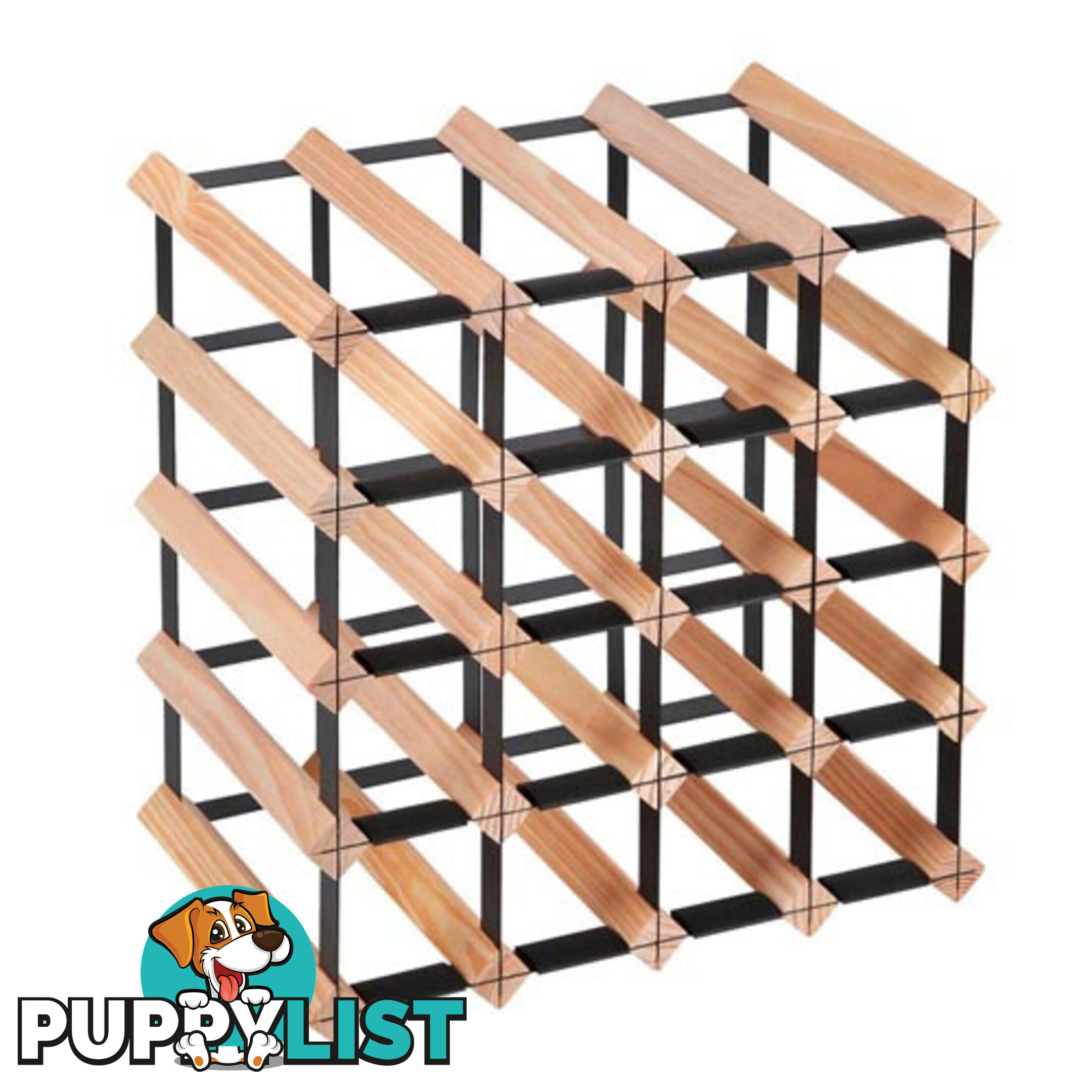 Timber Wine Rack 42 Bottles