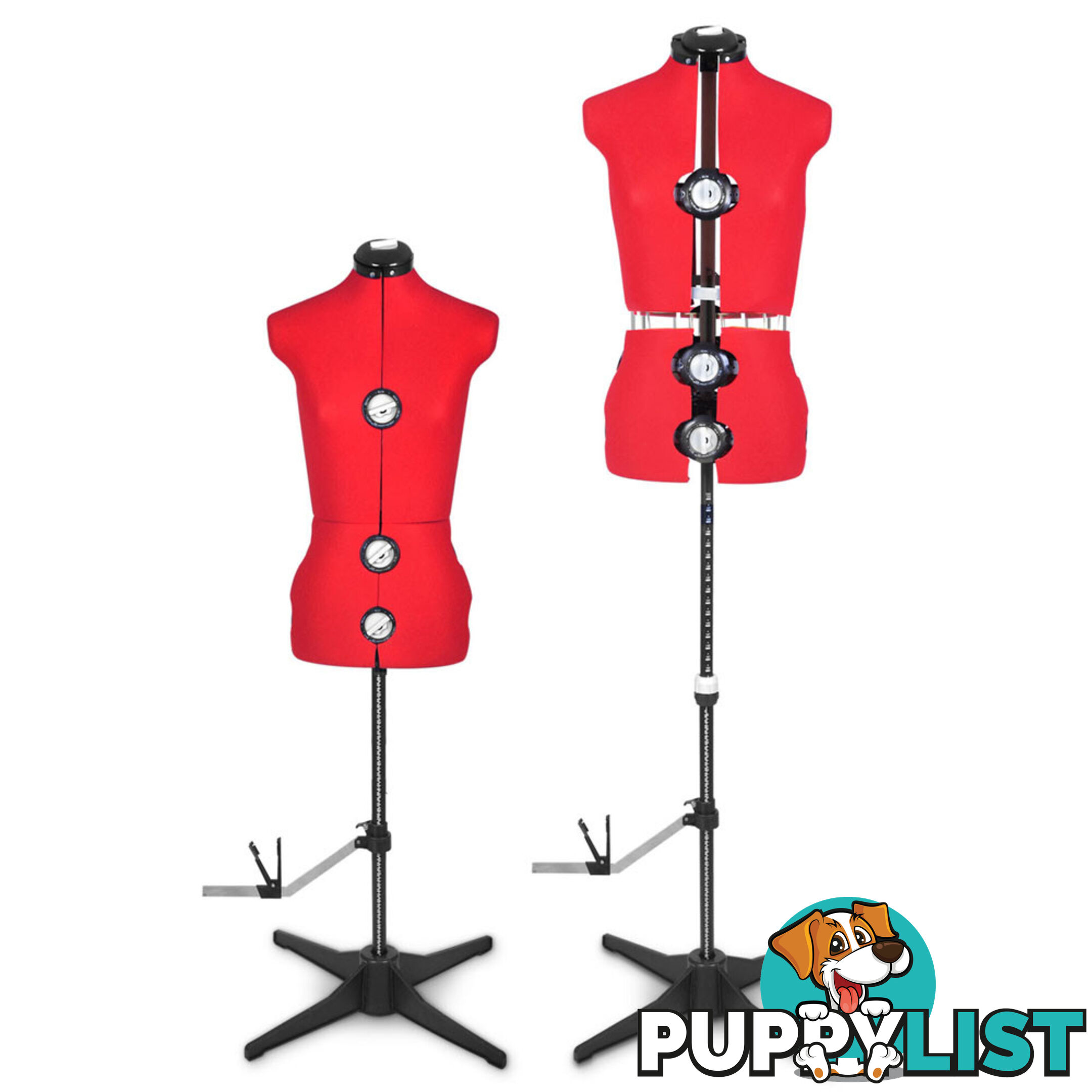 Adjustable Dressmaking Mannequin SZ8-14 - Red