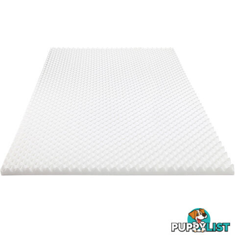 Deluxe Egg Crate Mattress Topper 5 cm Underlay Protector Queen