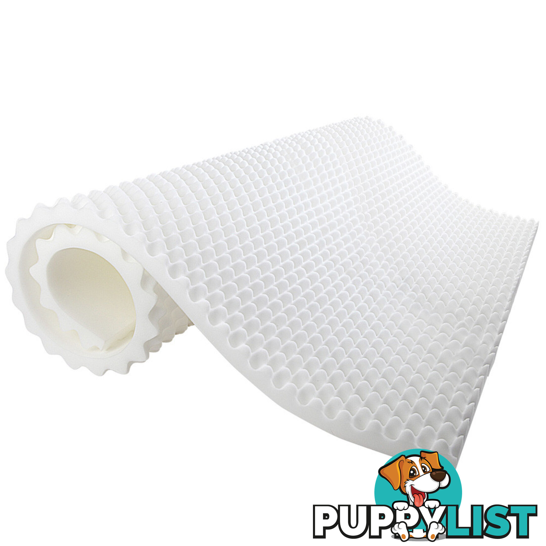 Deluxe Egg Crate Mattress Topper 5 cm Underlay Protector Queen