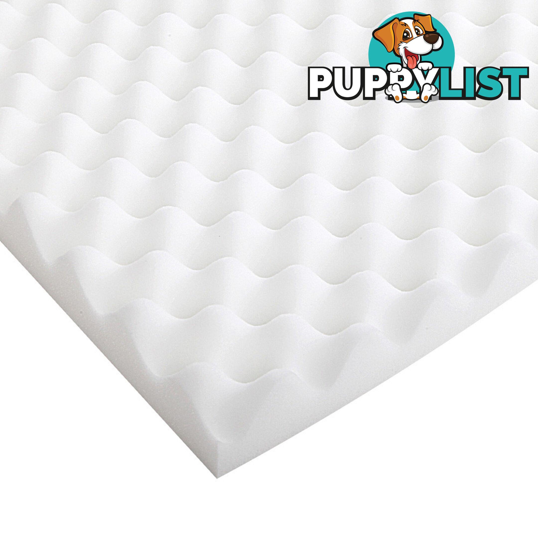 Deluxe Egg Crate Mattress Topper 5 cm Underlay Protector Queen