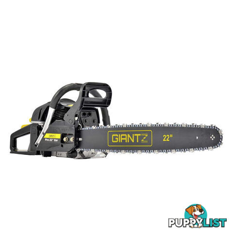 Giantz 58CC Petrol Chainsaw w/ Carry Bag and Safety Set