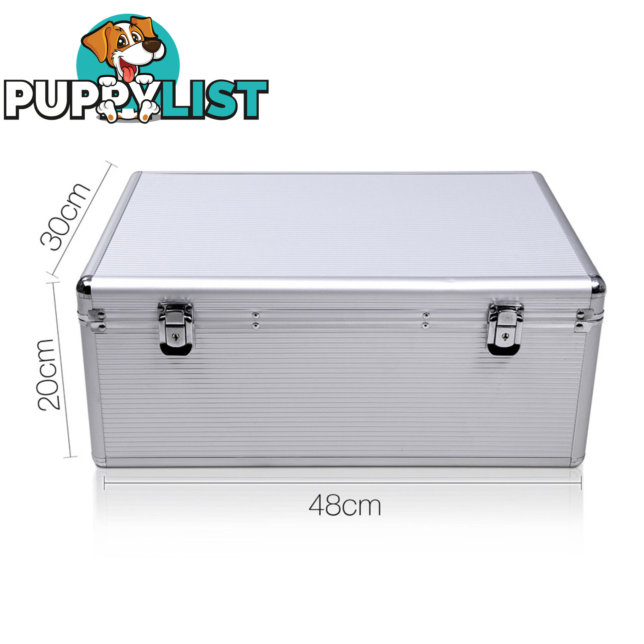 Aluminium CD DVD Bluray Storage Case Box 500 Discs SL