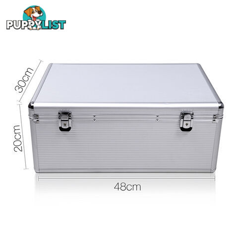 Aluminium CD DVD Bluray Storage Case Box 500 Discs SL