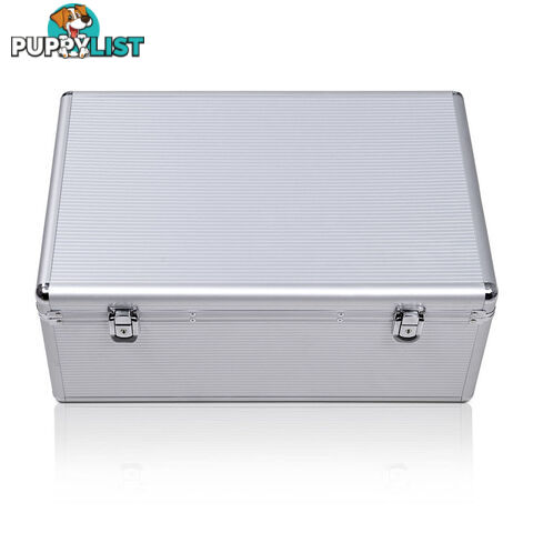 Aluminium CD DVD Bluray Storage Case Box 500 Discs SL