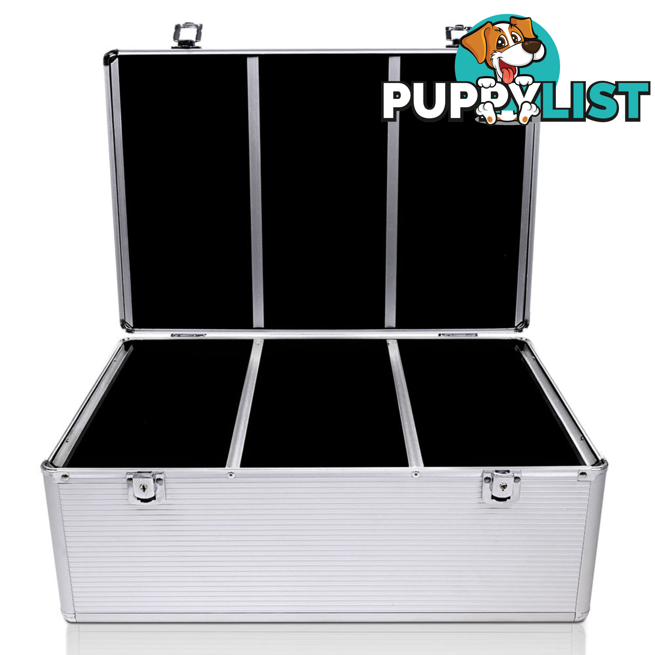 Aluminium CD DVD Bluray Storage Case Box 500 Discs SL