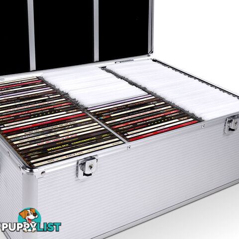 Aluminium CD DVD Bluray Storage Case Box 500 Discs SL