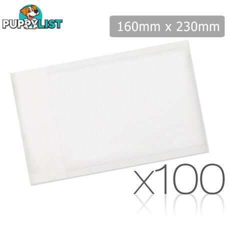 Set of 100 Poly Mailer Bags - 225 x 330mm