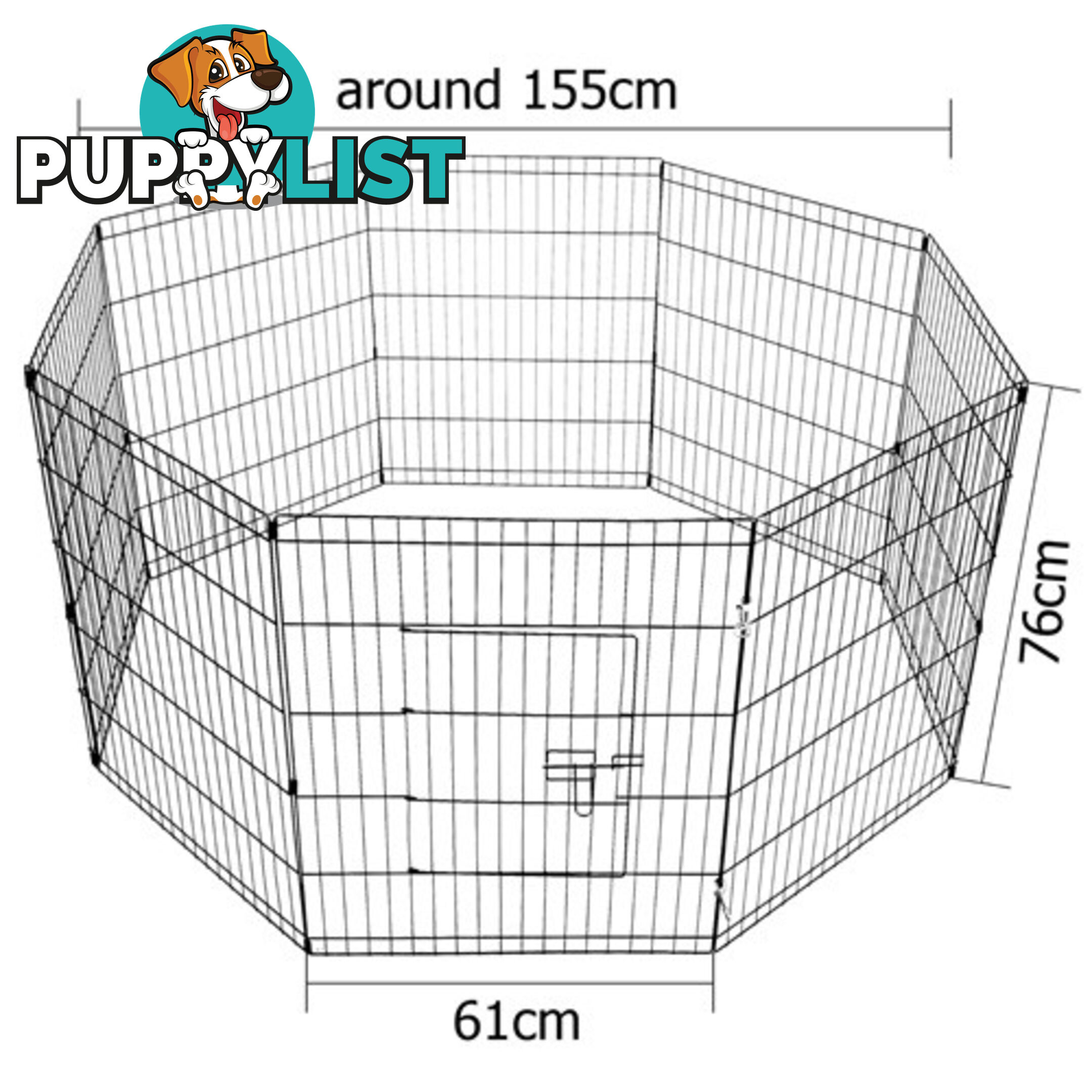 8 Panels Pet Dog Exercise Playpen