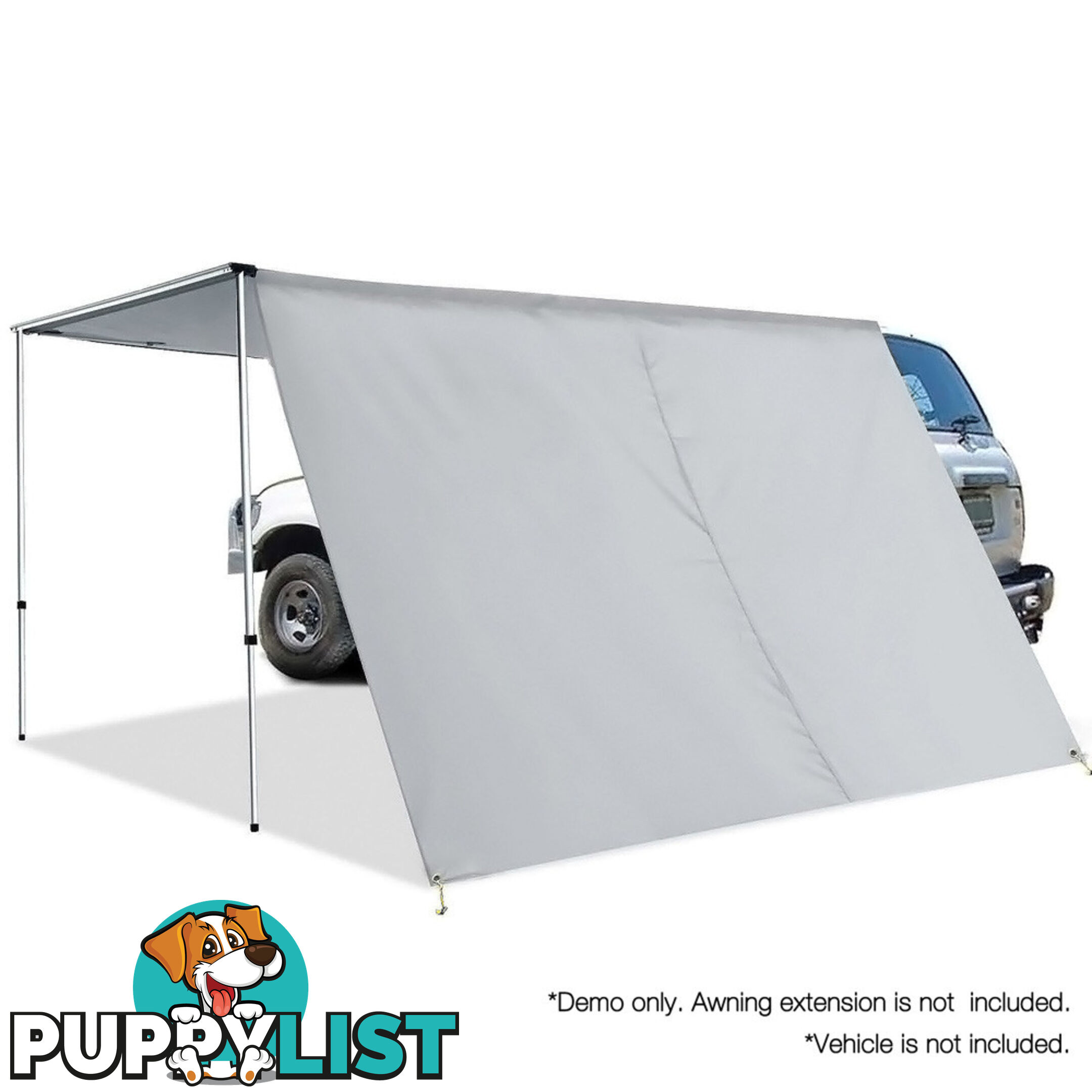 2.5X3M Car Awning  - Grey