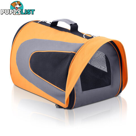 Pet Dog Cat Carrier Travel Bag Large Orange