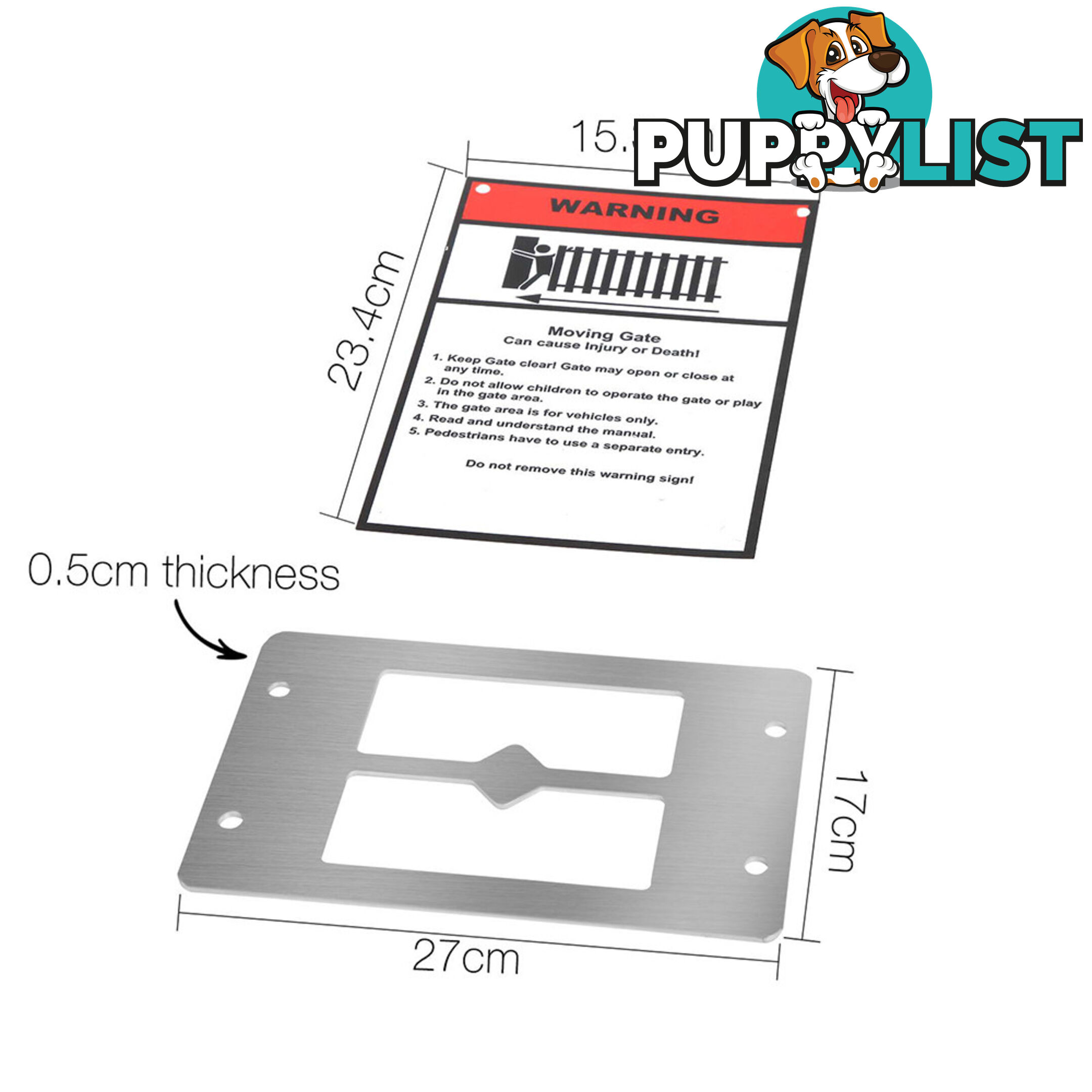 1800kg  LockMaster Automatic Sliding Gate Opener with 2 Remote Controllers