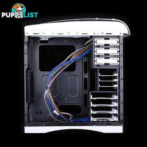 Huntkey MVP Pro  Gaming computer chassis - Blue (No PSU Included)