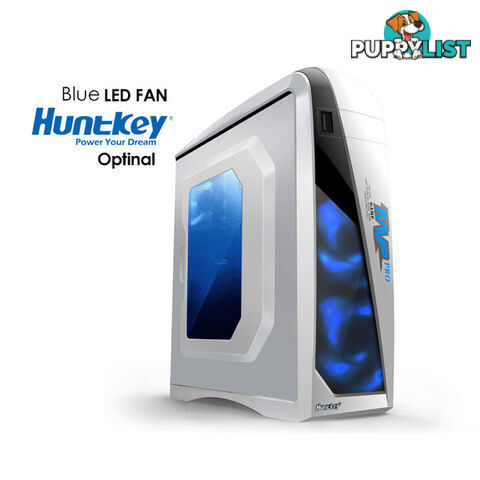 Huntkey MVP Pro  Gaming computer chassis - Blue (No PSU Included)