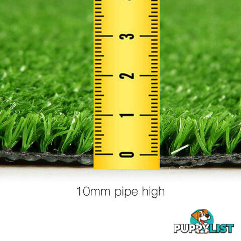 Artificial Grass 10 SQM Polypropylene Lawn Flooring 1X10M Green