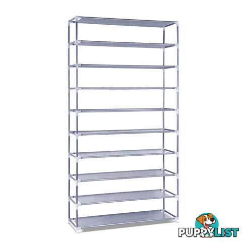 10 Tiers Stackable Shoe Storage Rack  159cm