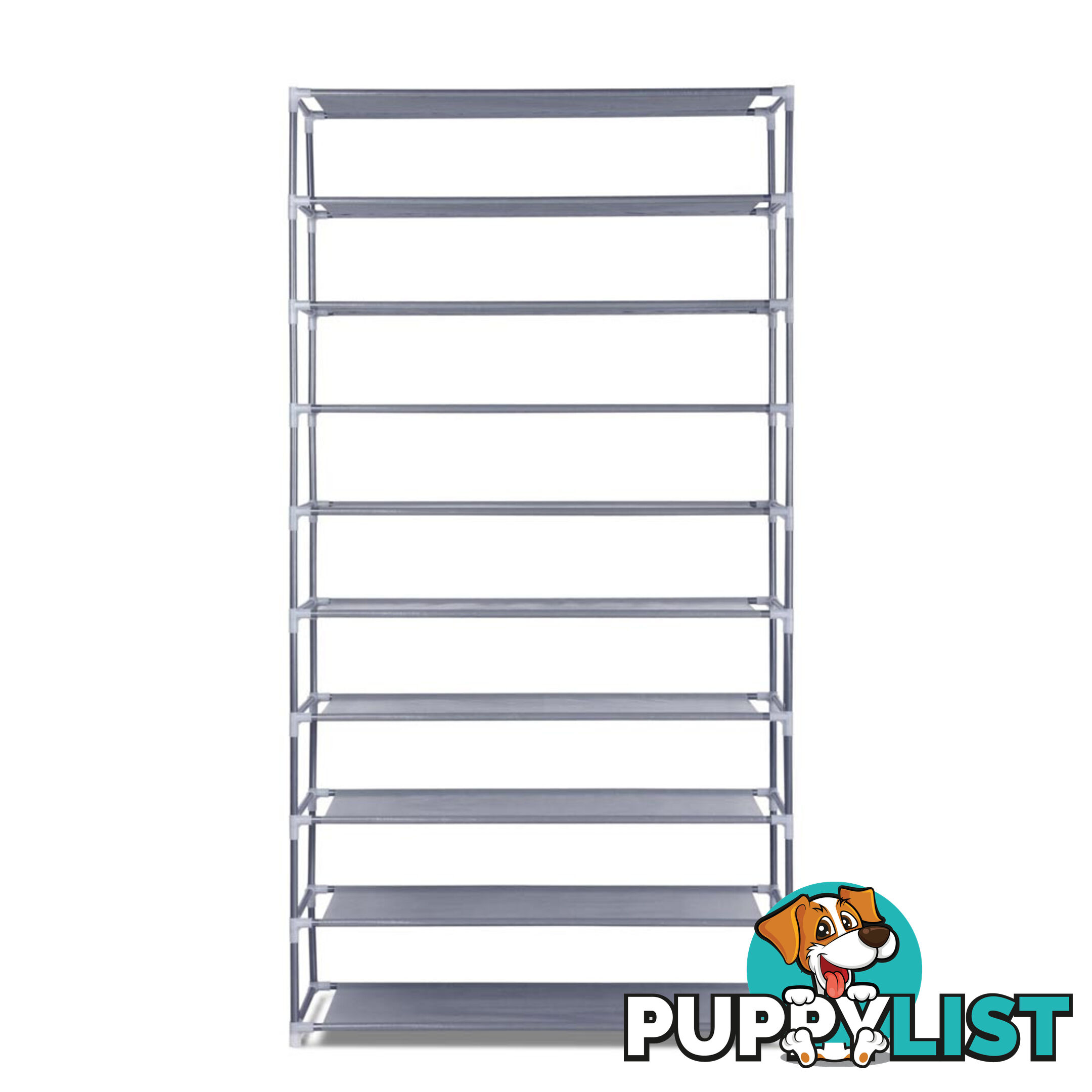 10 Tiers Stackable Shoe Storage Rack  159cm