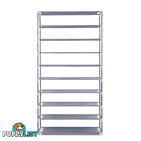 10 Tiers Stackable Shoe Storage Rack  159cm