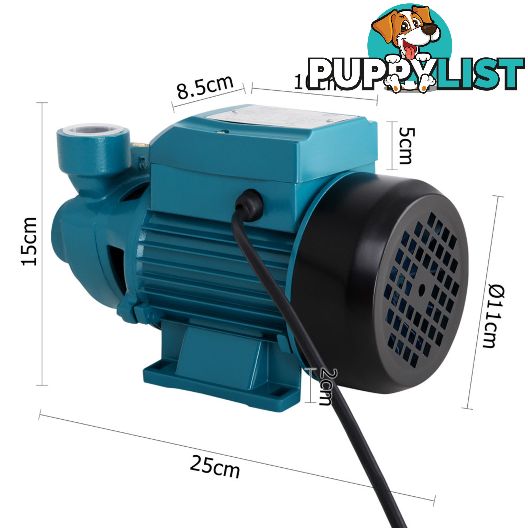 Electric Clean Water Pump 35L/Min 1/2/HP