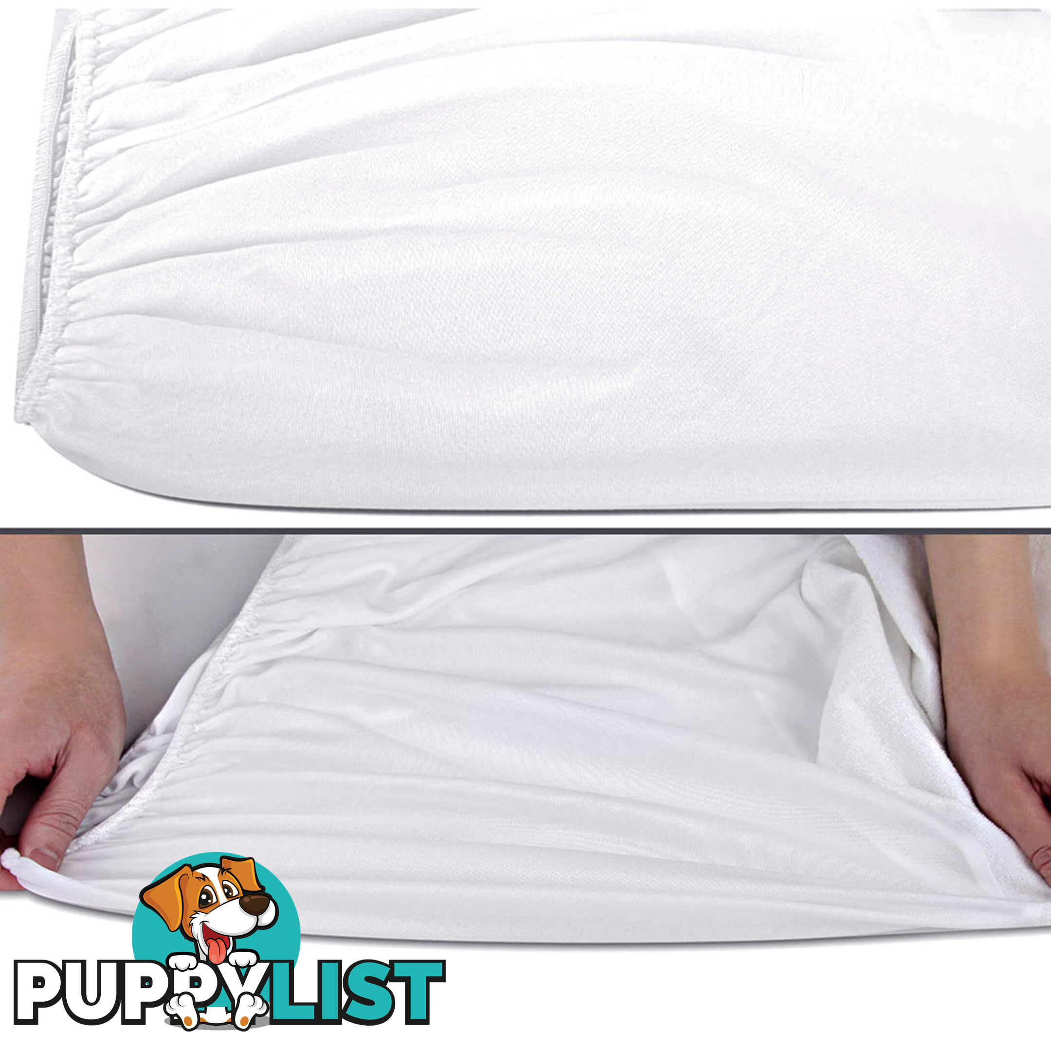 Cotton Cover Mattress Protector  Double