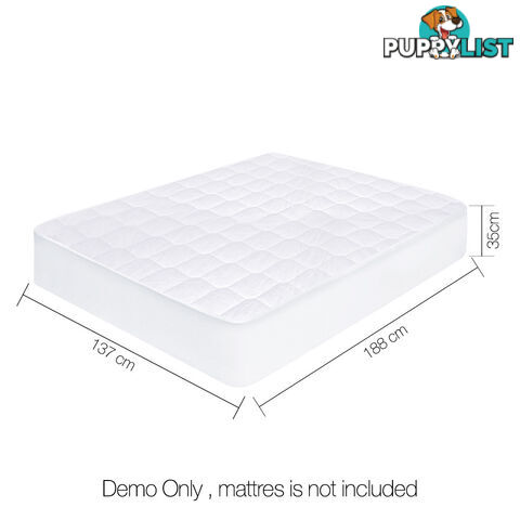 Cotton Cover Mattress Protector  Double