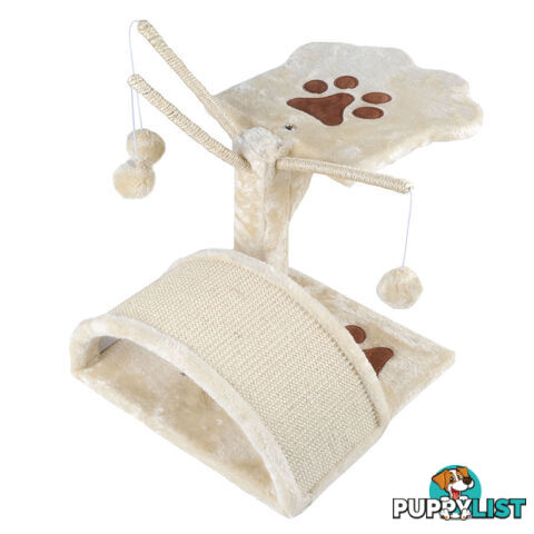 Cat Scratching Poles Post Furniture Tree House Beige