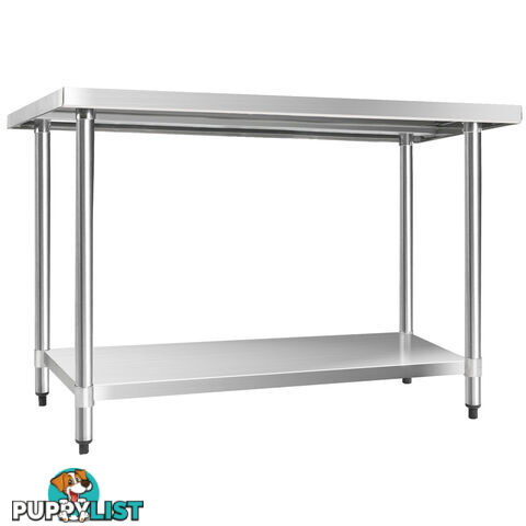 304 Stainless Steel Kitchen Work Bench Table 1219mm