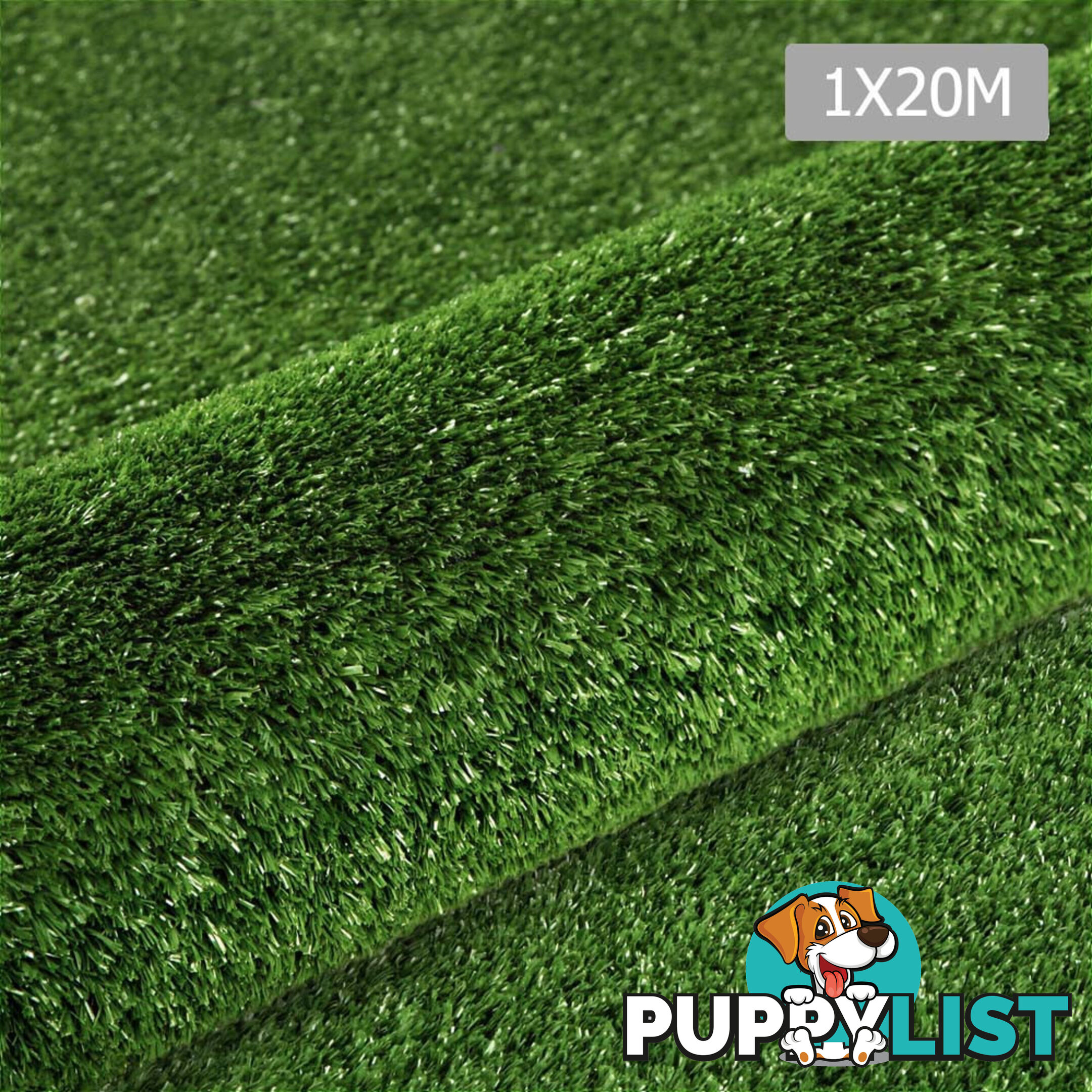 Artificial Grass 20 SQM Polypropylene Lawn Flooring 1X20M Olive Green