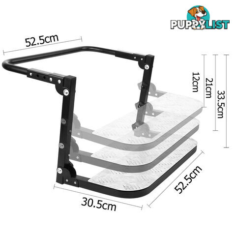 Fully Adjustable Wheel Folding Step Stair