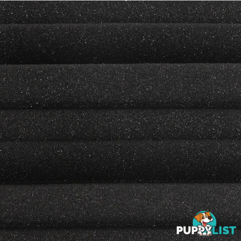 Set of 20 Studio Wedge Acoustic Foam Black 30 x 30cm