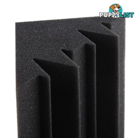 Set of 20 Studio Wedge Acoustic Foam Black 30 x 30cm