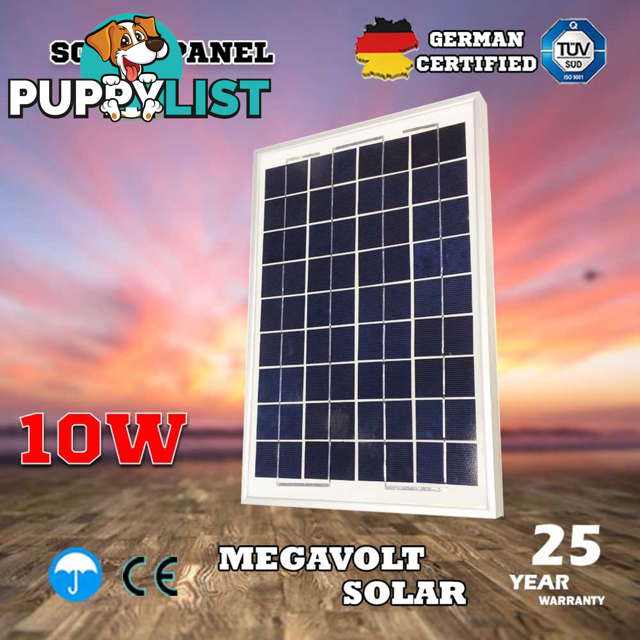 MINI 10W SOLAR PANEL KIT CARAVAN CAMPING POWER CHARGING 12V HOME BATTERY