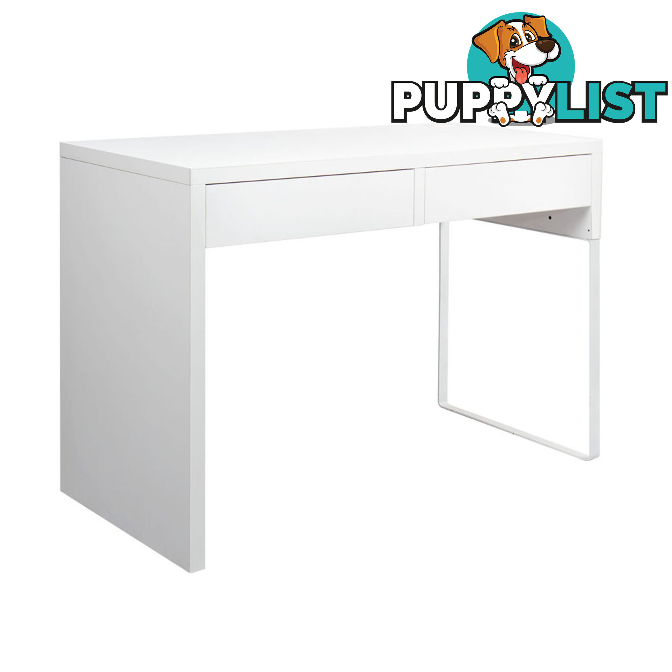 Office Computer Desk Table w/ Drawers White