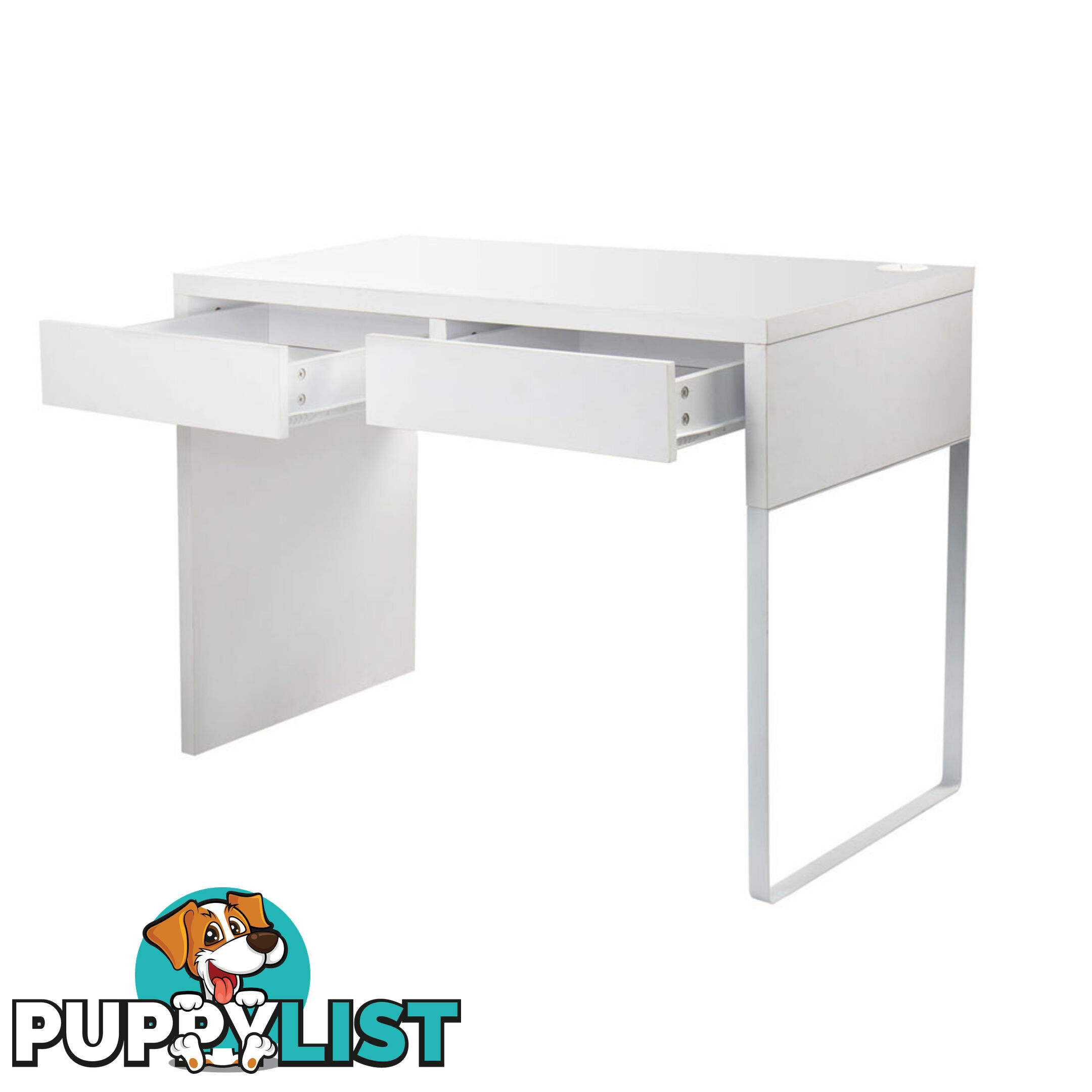 Office Computer Desk Table w/ Drawers White