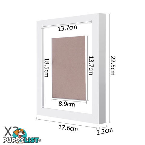 11 pcs Photo Frames Set Wall White