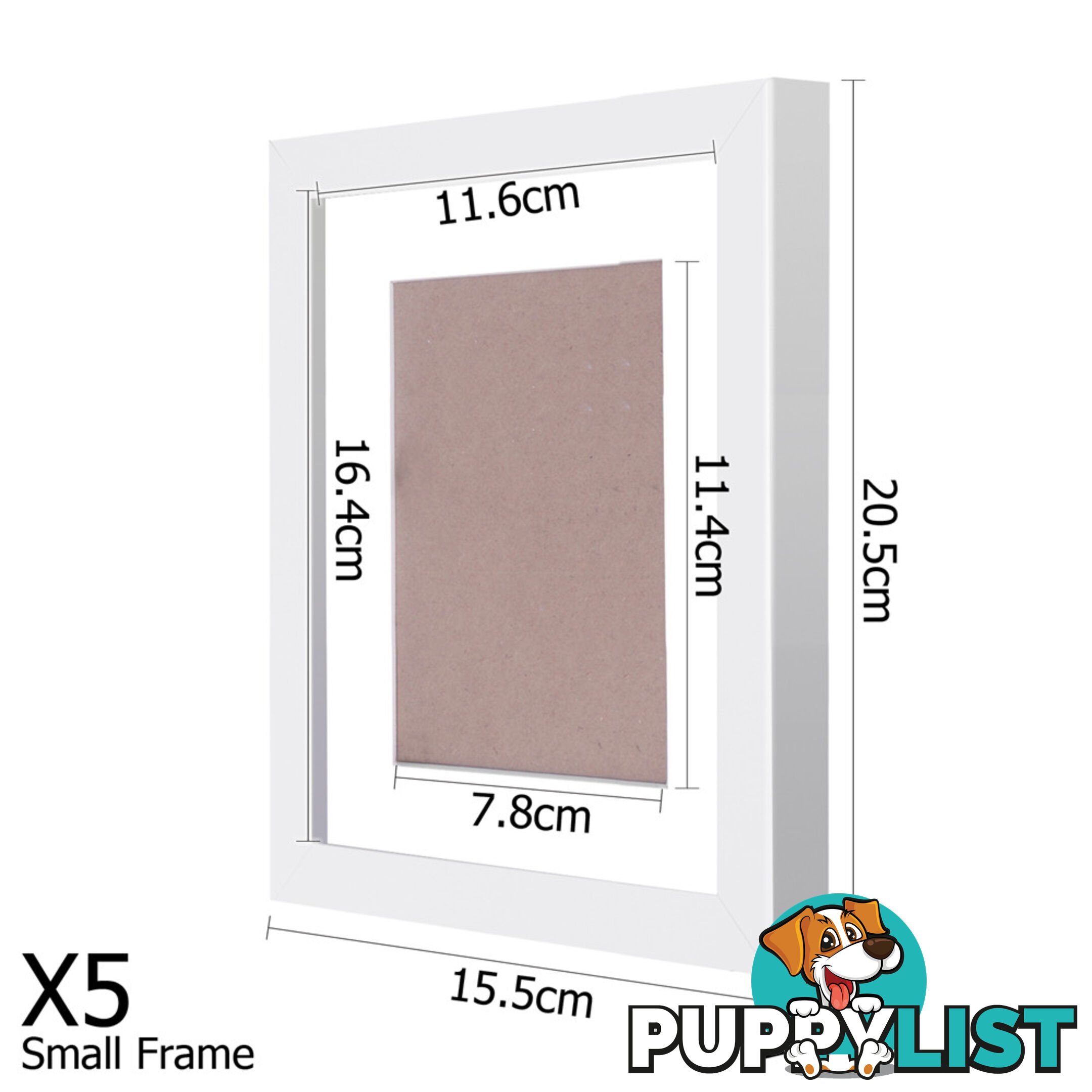 11 pcs Photo Frames Set Wall White