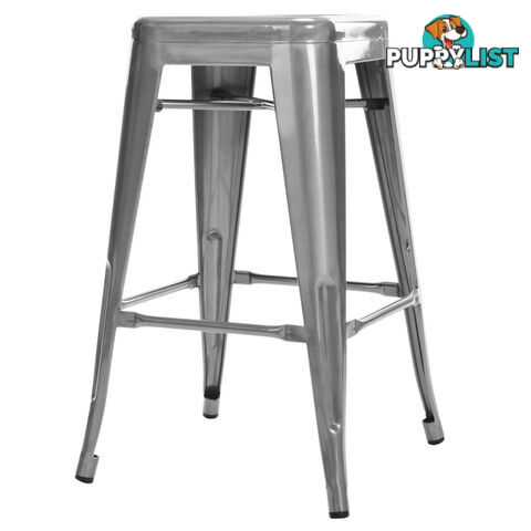 Set of 4 Replica Tolix Kitchen Bar Stool 66cm White