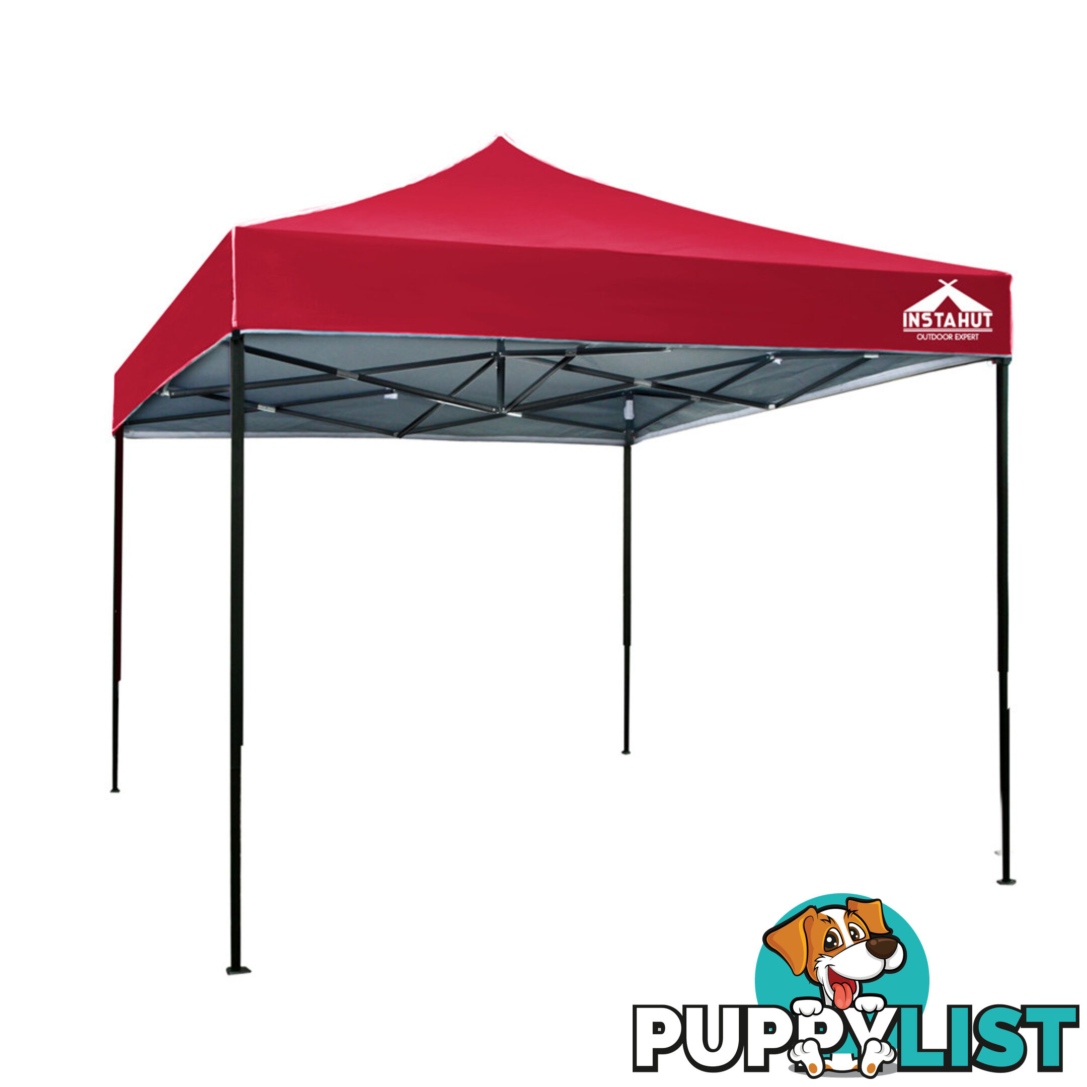 3m x 3m Pop-up Garden Outdoor Gazebo Red