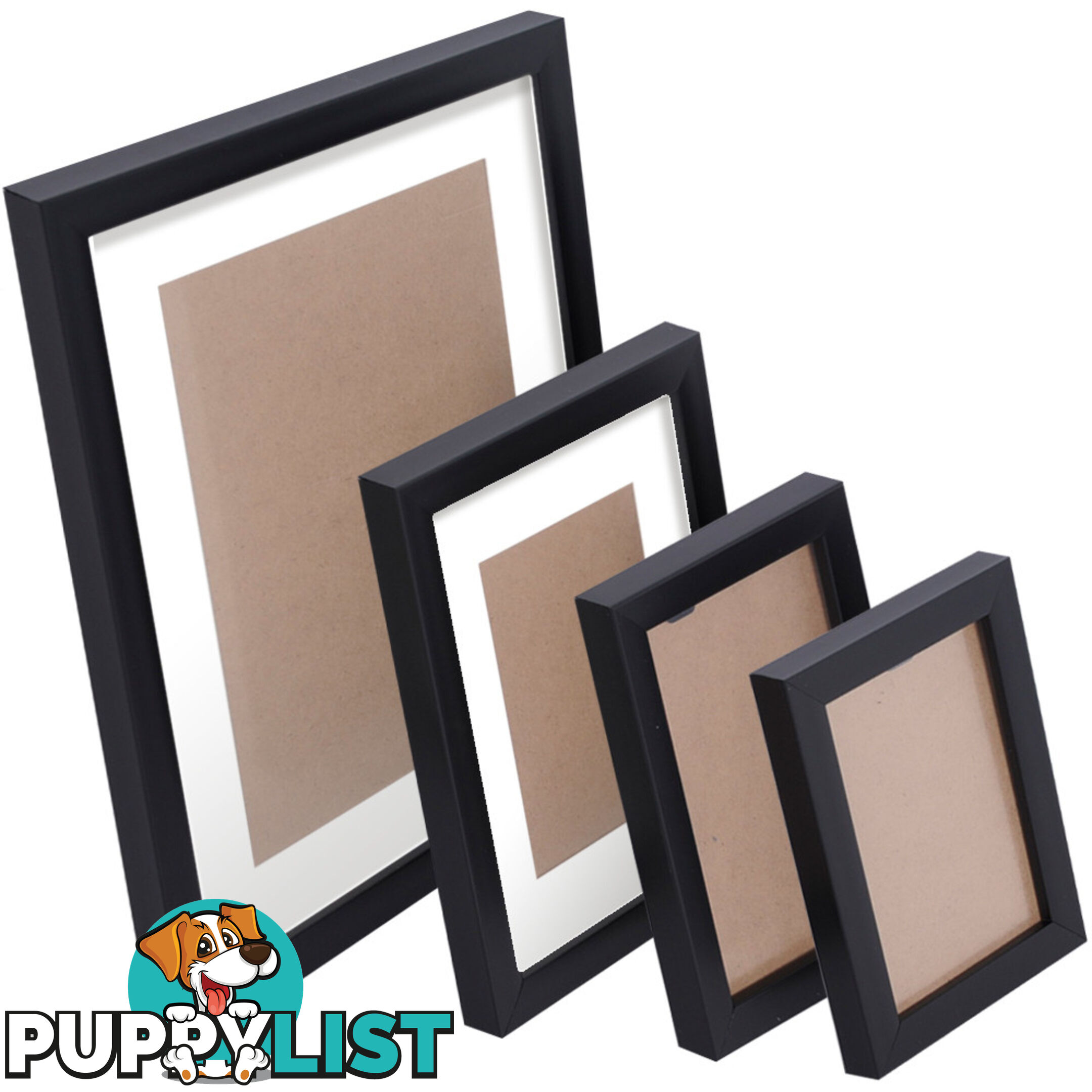 26 pcs Photo Frames Set Wall Black