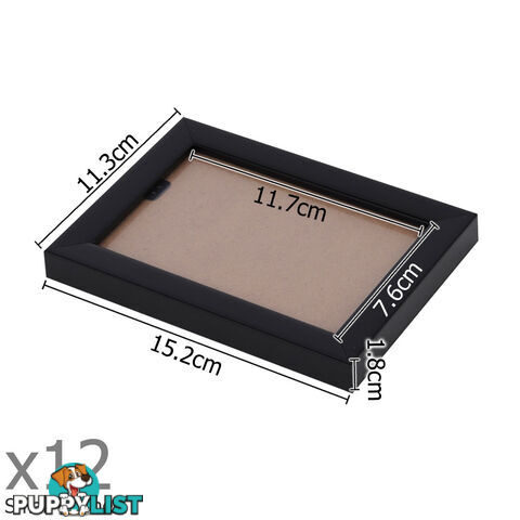 26 pcs Photo Frames Set Wall Black