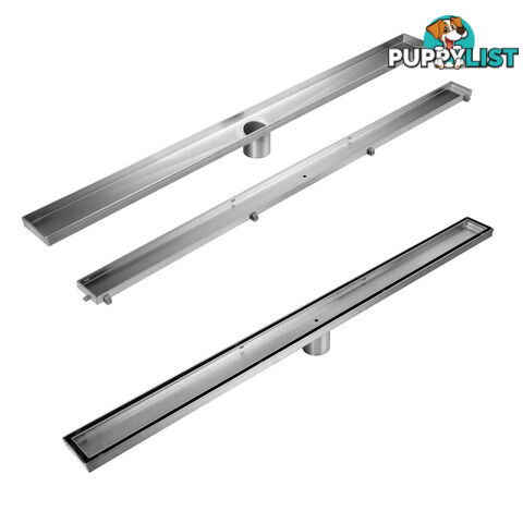 Tile Insert Stainless Steel Shower Grate Drain Floor Bathroom 900mm