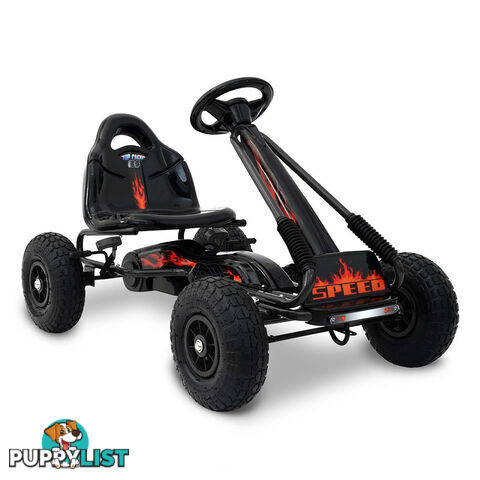 Kids Pedal Go Kart - Black