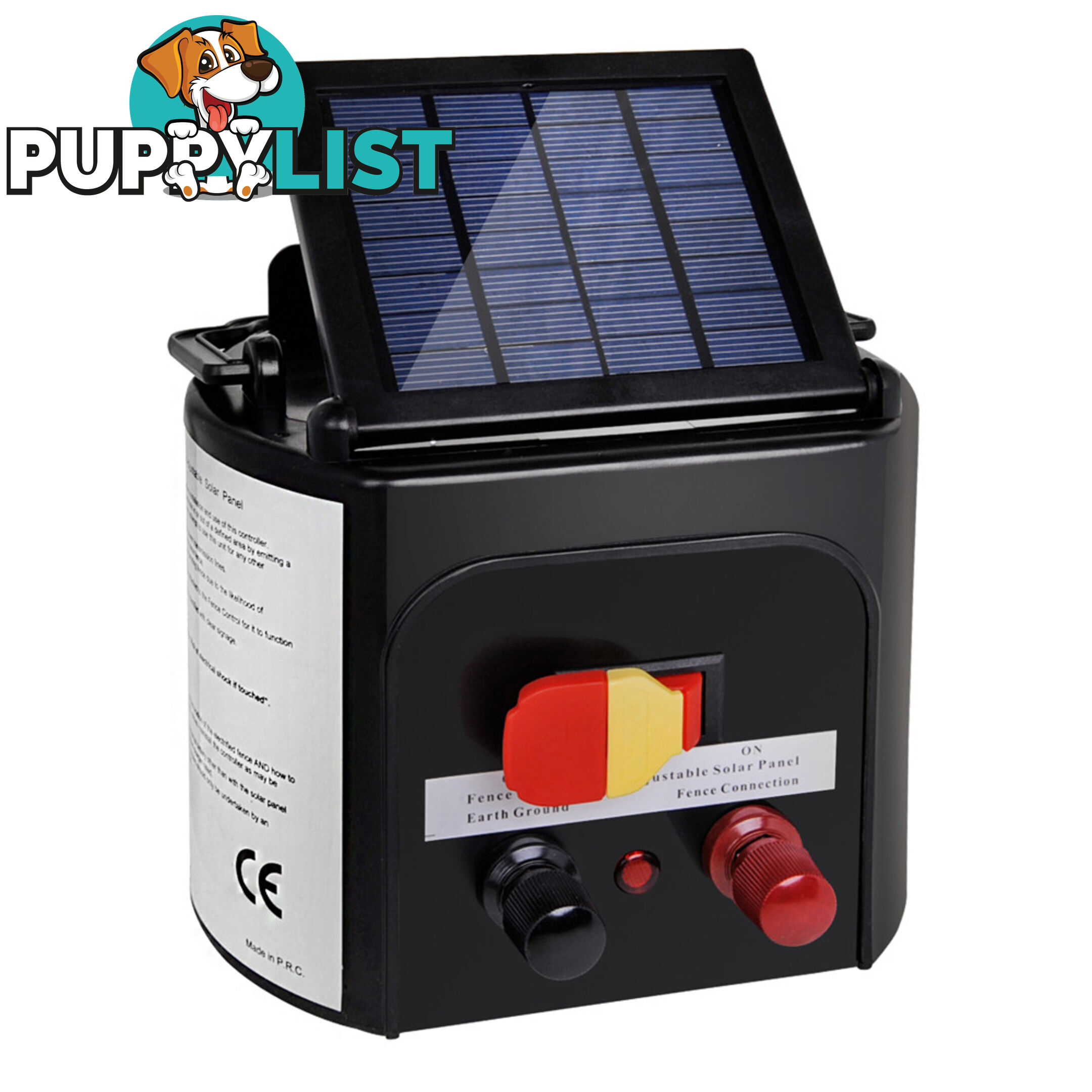 3km Solar Power Electric Fence Energiser Charger