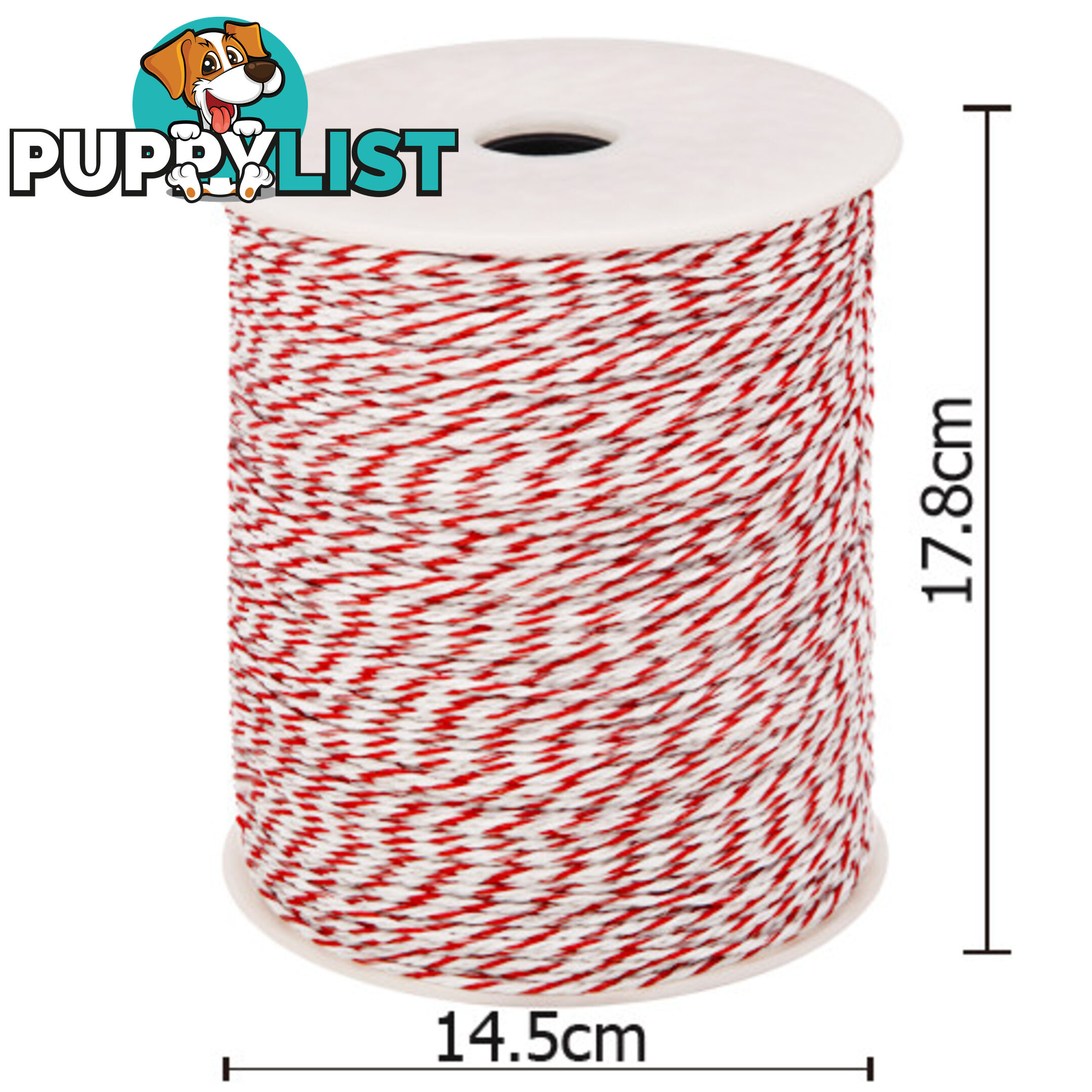 500m Roll Electric Fence Energiser Poly Wire