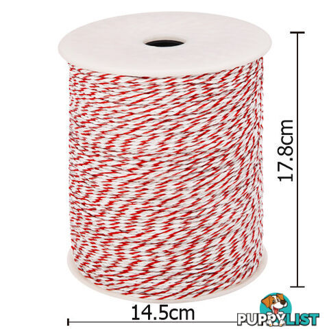 500m Roll Electric Fence Energiser Poly Wire