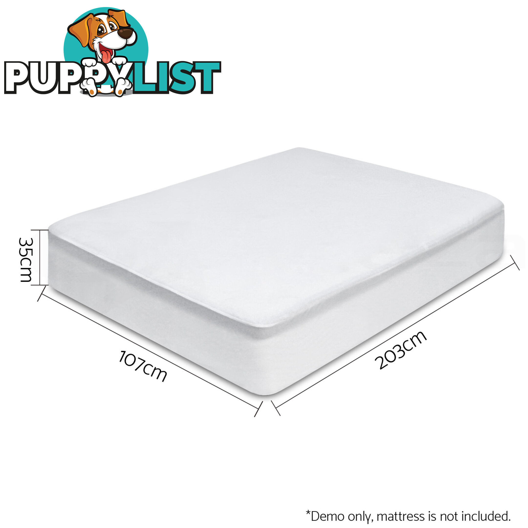 Waterproof Bamboo Mattress Protector - Queen